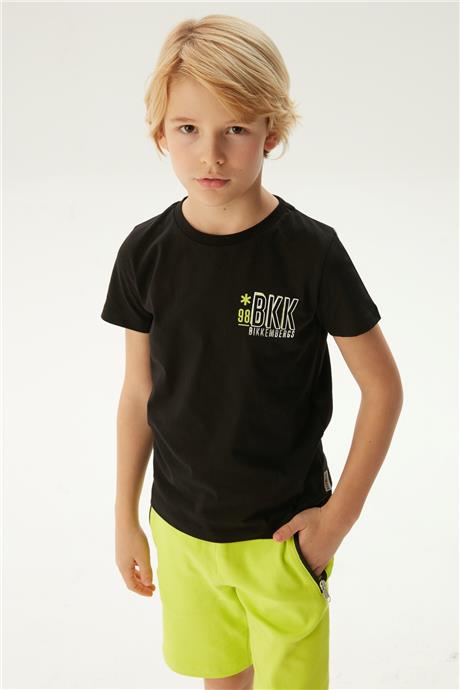 Bikkembergs Erkek Çocuk Siyah T-Shirt