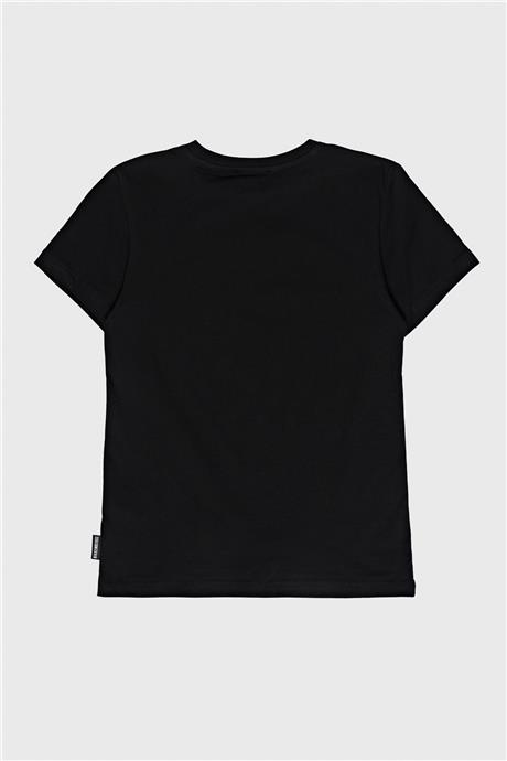 Bikkembergs Erkek Çocuk Siyah T-Shirt
