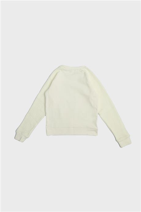 Fracomina Kız Çocuk Beyaz Sweatshirt