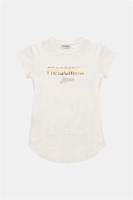 Fracomina Kız Çocuk Beyaz Tshirt