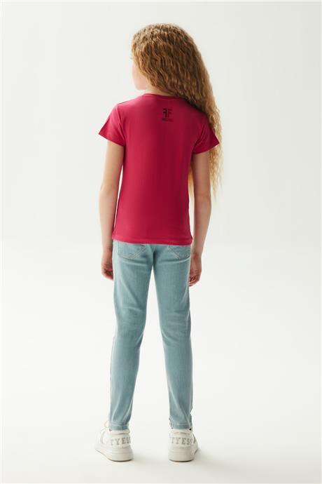 Fracomina Kız Çocuk Fuşya T-Shirt