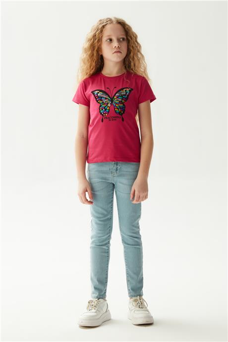 Fracomina Kız Çocuk Fuşya T-Shirt
