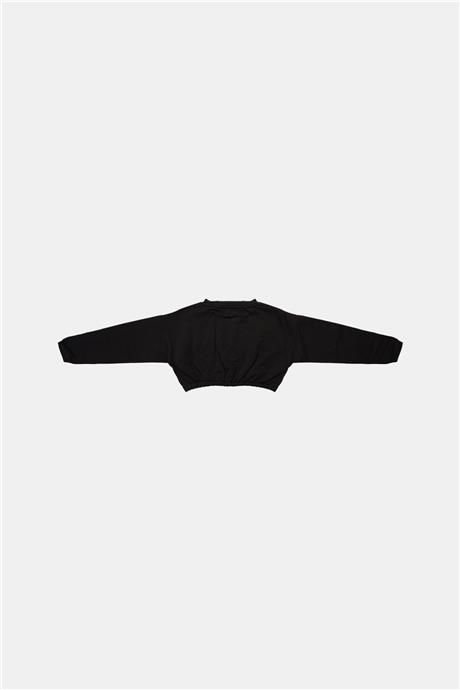 Fracomina Kız Çocuk Siyah Sweatshirt
