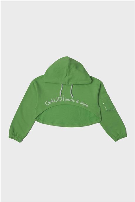 Gaudi Kız Çocuk Yeşil Sweatshirt