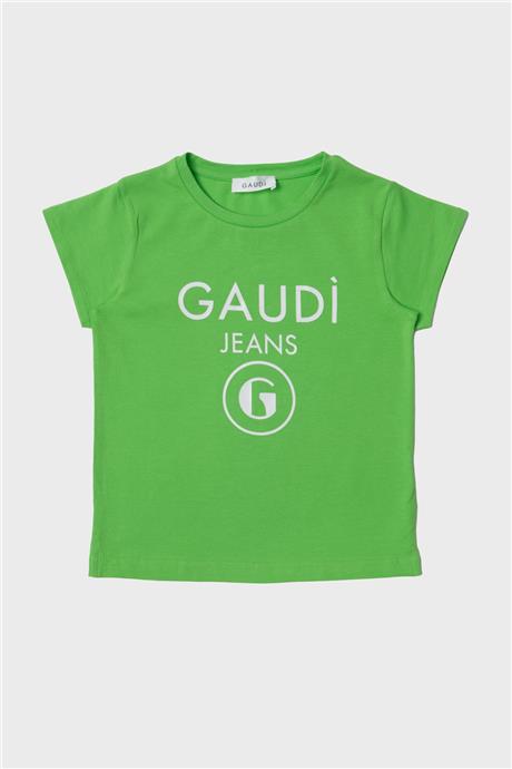 Gaudi Kız Çocuk Yeşil T-Shirt