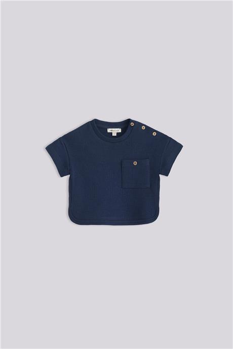 Gb Baby Basic Erkek Bebek Lacivert Şort ve Tshirt TakımıGb Baby Basic Erkek Bebek Lacivert Şort ve Tshirt Takımı