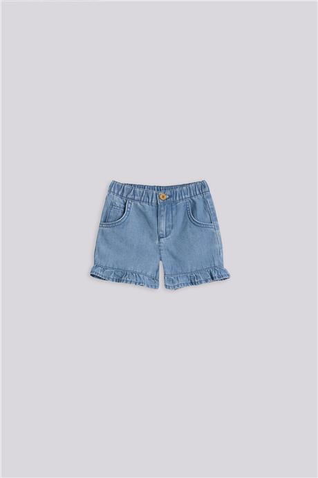 Gb Baby Basic Kız Bebek Denim ŞortGb Baby Basic Kız Bebek Denim Şort