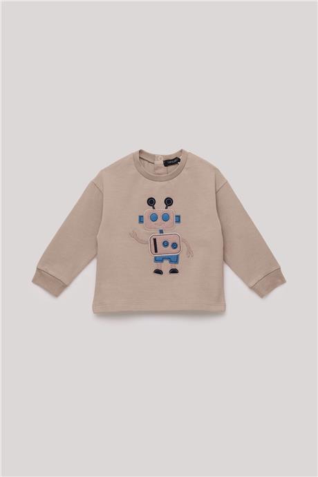 GB Baby Erkek Bebek Bej T-Shirt