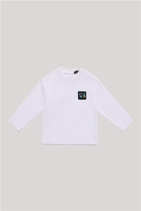 GB Baby Erkek Bebek Beyaz T-Shirt
