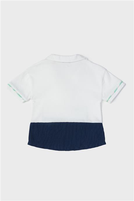GB Baby Erkek Bebek Beyaz T-Shirt