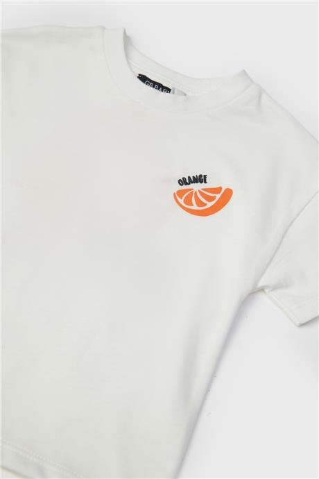 GB Baby Erkek Bebek Beyaz T-Shirt