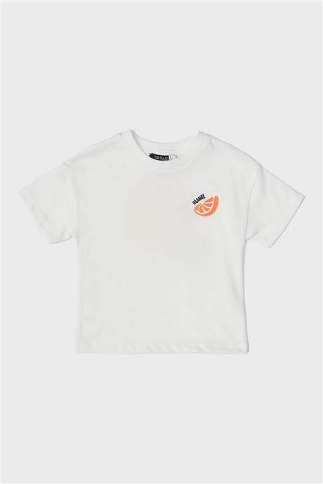GB Baby Erkek Bebek Beyaz T-Shirt