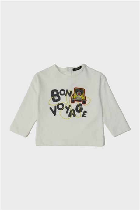 GB Baby Erkek Bebek Beyaz T-Shirt