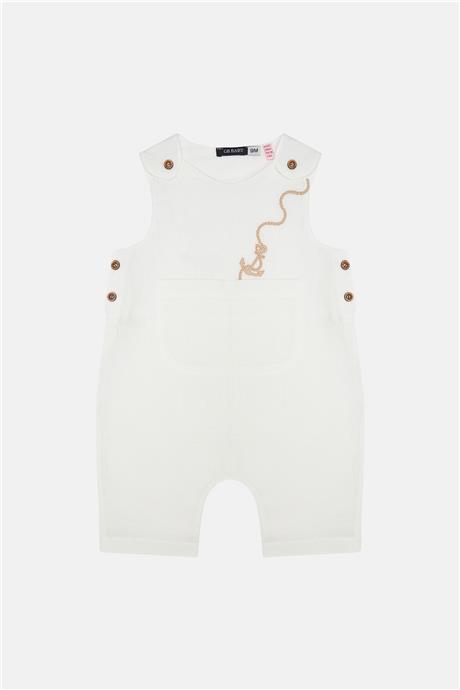 GB Baby Erkek Bebek Beyaz Tulum