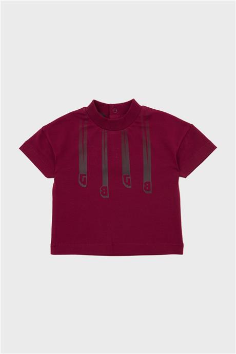 GB Baby Erkek Bebek Bordo T-Shirt