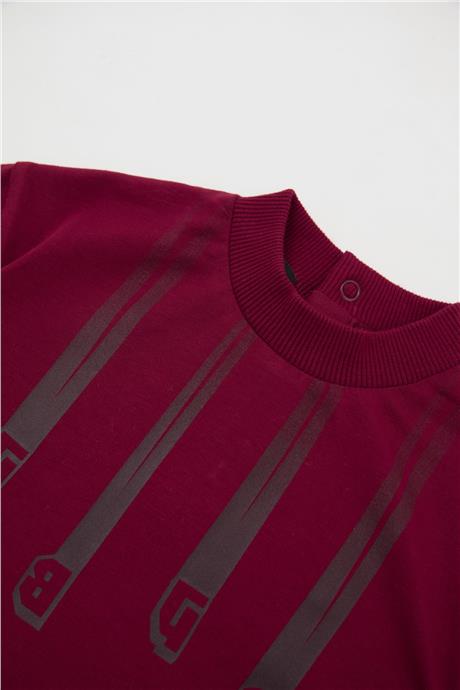 GB Baby Erkek Bebek Bordo T-Shirt