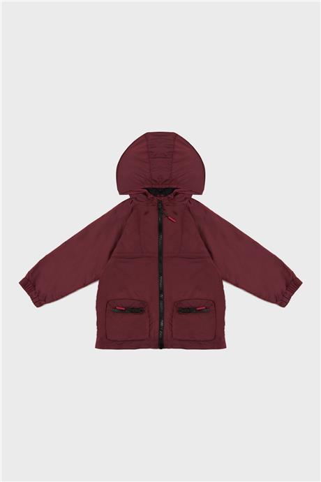 GB Baby Erkek Bebek Bordo Yağmurluk
