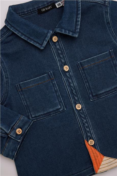 GB Baby Erkek Bebek Denim Gömlek