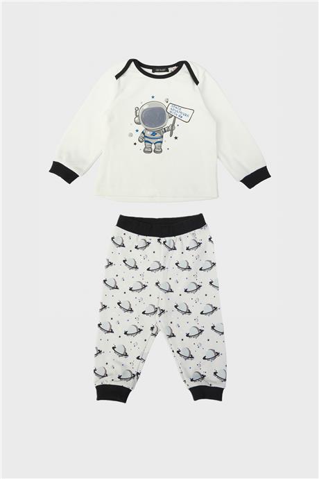 GB Baby Erkek Bebek Desenli Pijama Takımı