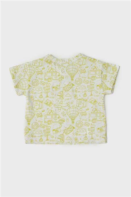 GB Baby Erkek Bebek Desenli T-Shirt
