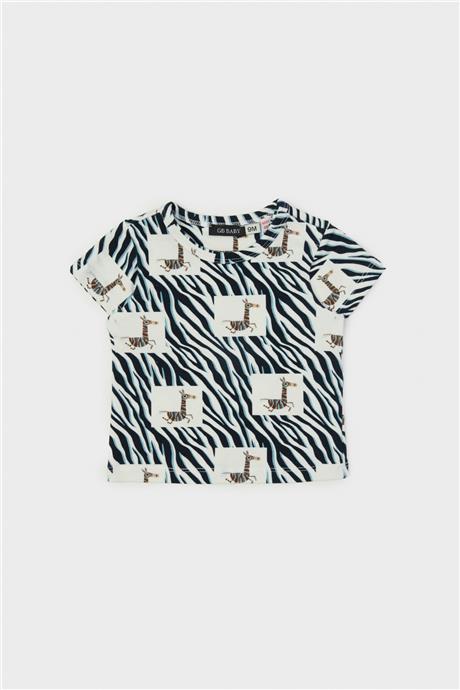 GB Baby Erkek Bebek Desenli T-Shirt