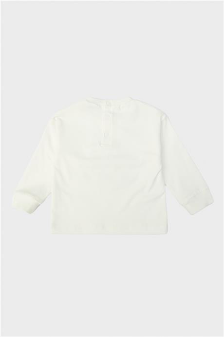 GB Baby Erkek Bebek Ekru Sweatshirt