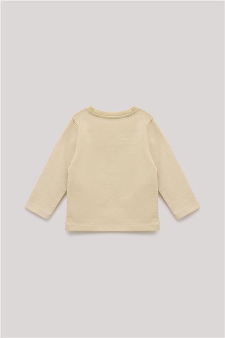 GB Baby Erkek Bebek Ekru T-Shirt