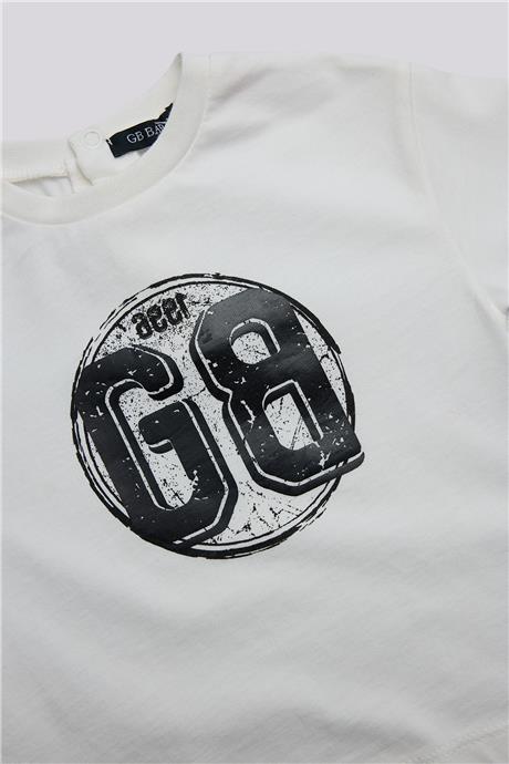 GB Baby Erkek Bebek Ekru TshirtGB Baby Erkek Bebek Ekru Tshirt