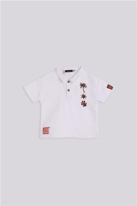 GB Baby Erkek Bebek Ekru TshirtGB Baby Erkek Bebek Ekru Tshirt