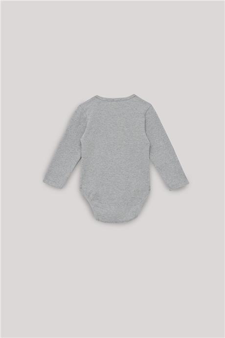 GB Baby Erkek Bebek Gri Body