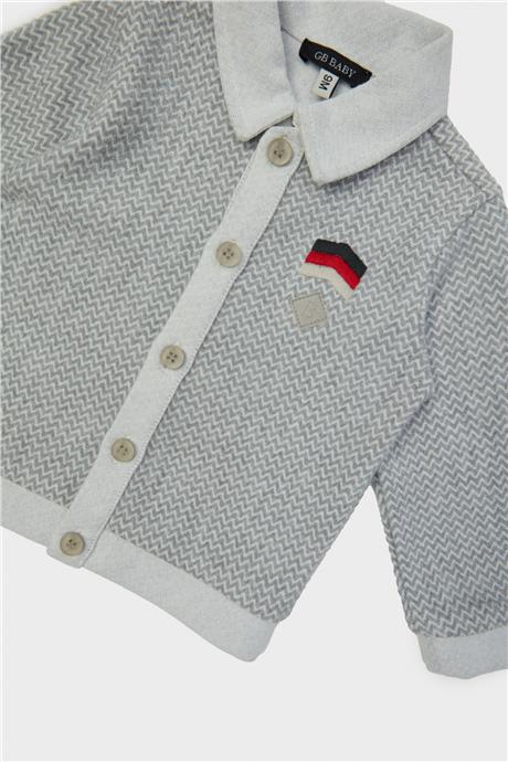 GB Baby Erkek Bebek Gri Hırka