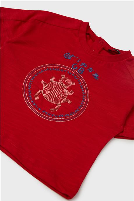 GB Baby Erkek Bebek Kırmızı T-Shirt