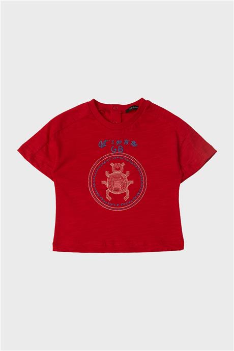 GB Baby Erkek Bebek Kırmızı T-Shirt