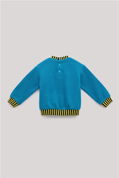 GB Baby Erkek Bebek Mavi Sweatshirt
