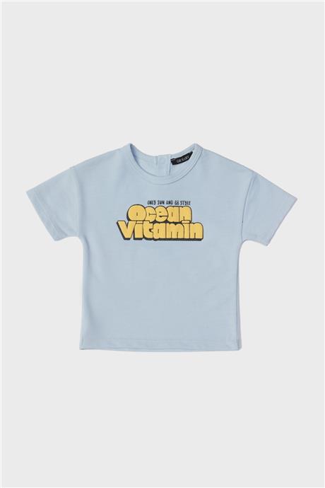 GB Baby Erkek Bebek Mavi T-Shirt