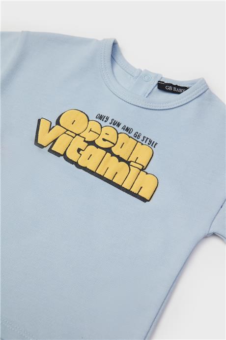 GB Baby Erkek Bebek Mavi T-Shirt