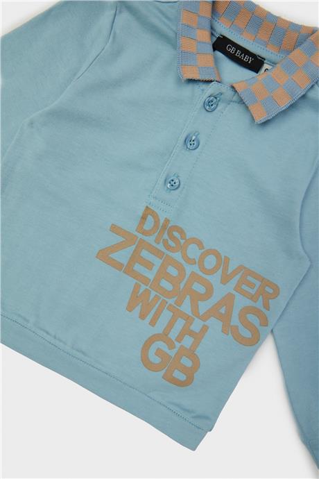 GB Baby Erkek Bebek Mavi T-Shirt