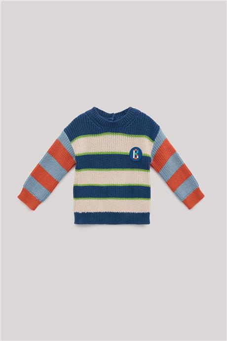 GB Baby Erkek Bebek Renkli Kazak