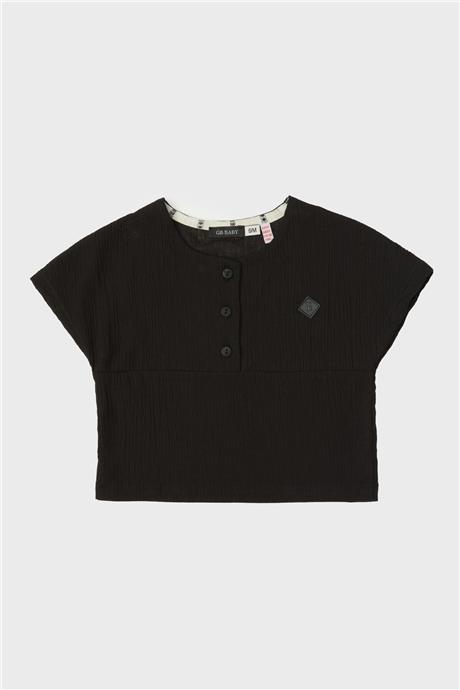 GB Baby Erkek Bebek Siyah T-Shirt