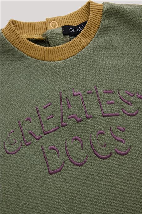 GB Baby Erkek Bebek Yeşil Sweatshirt