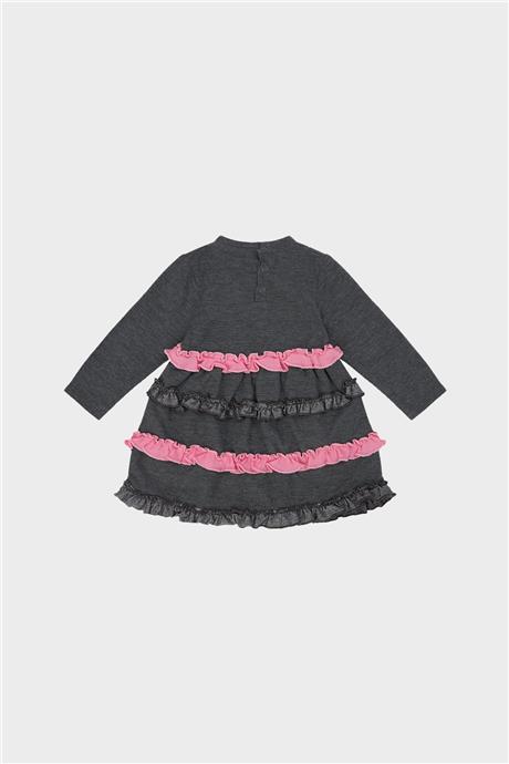 GB Baby Kız Bebek Antrasit Elbise