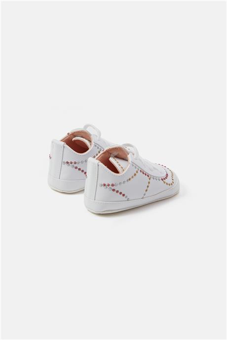 GB Baby Kız Bebek Beyaz Patik