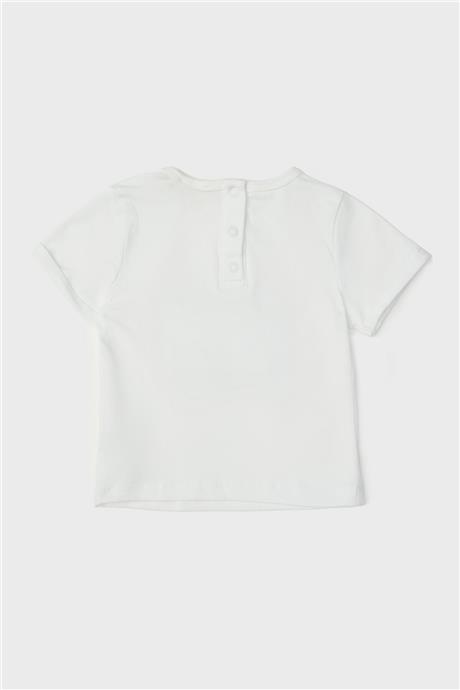 GB Baby Kız Bebek Beyaz T-Shirt