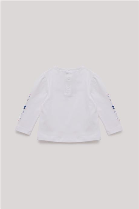 GB Baby Kız Bebek Beyaz T-Shirt
