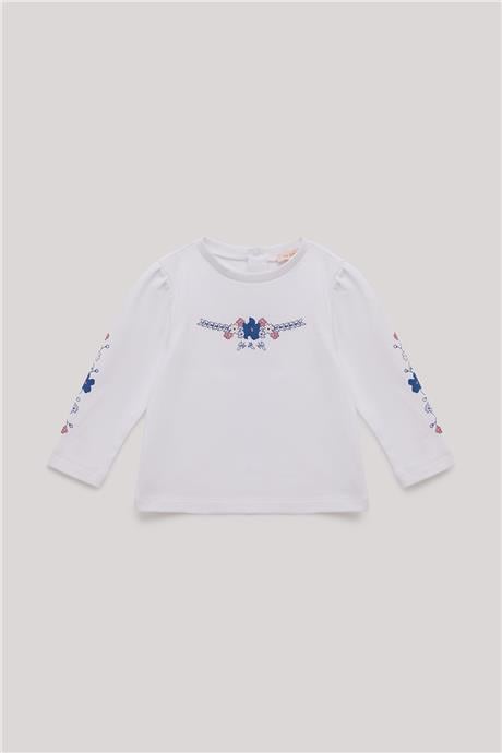 GB Baby Kız Bebek Beyaz T-Shirt