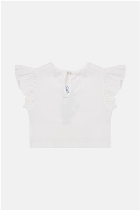 GB Baby Kız Bebek Beyaz Tshirt