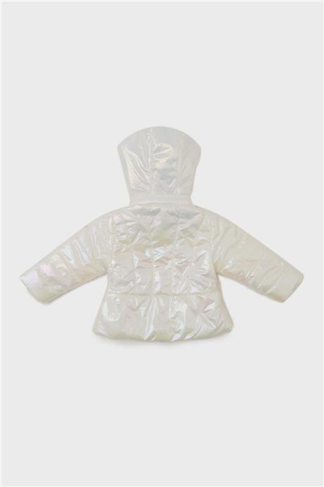 GB Baby Kız Bebek Beyaz Yağmurluk