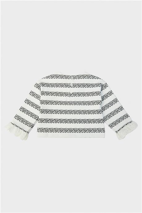 GB Baby Kız Bebek Çizgili Sweatshirt