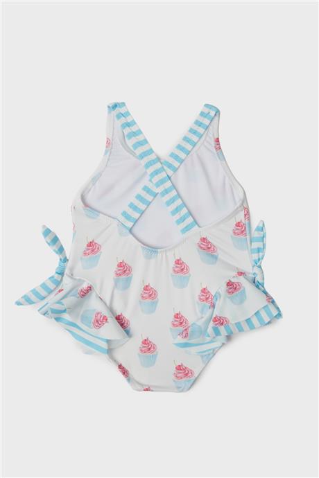 GB Baby Kız Bebek Desenli Mayo
