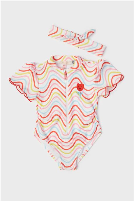 GB Baby Kız Bebek Desenli Mayo